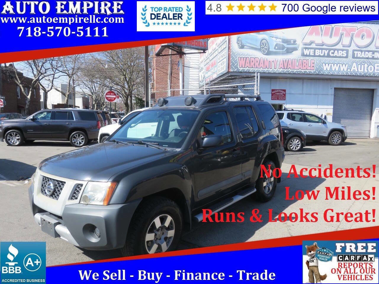 Used 2012 Nissan Xterra PRO-4X w/ Pro-4x Leather Pkg AWD/4WD image 1