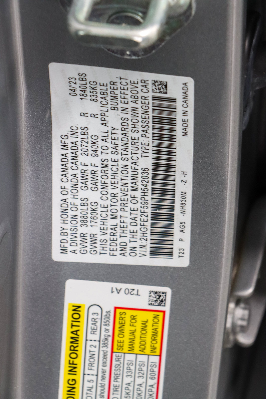 Used 2023 Honda Civic Sport image 30