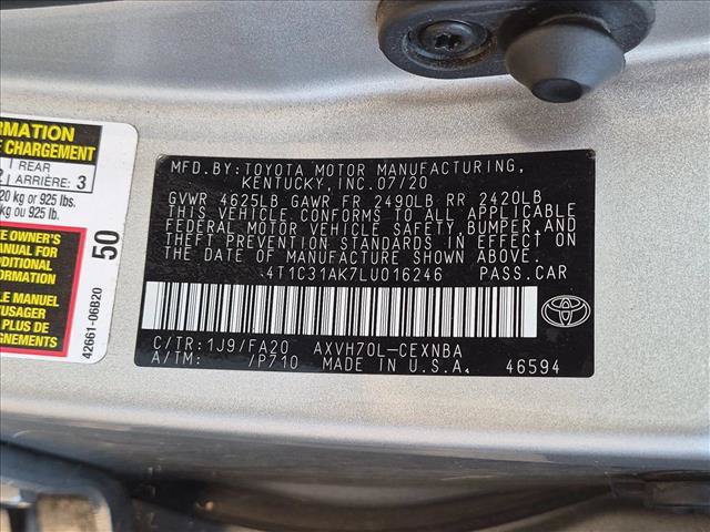 Used 2020 Toyota Camry LE FWD image 13