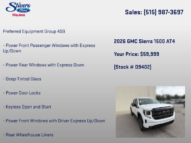 Used 2026 GMC Sierra 1500 AT4 AWD/4WD image 8