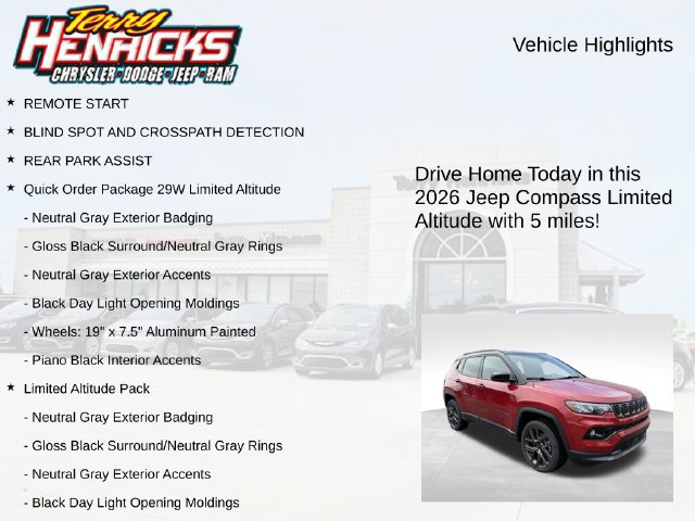 New 2026 Jeep Compass Limited AWD/4WD image 4