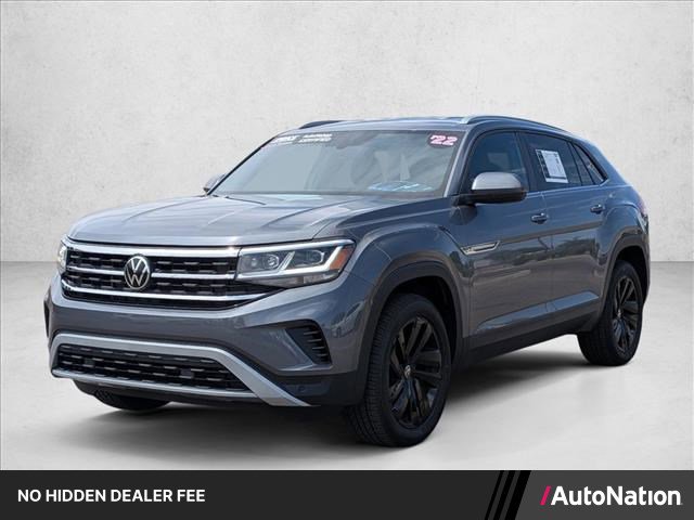 Used 2022 Volkswagen Atlas Cross Sport SE w/ Black Wheel Package
