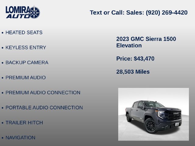 Used 2023 GMC Sierra 1500 Elevation AWD/4WD image 27