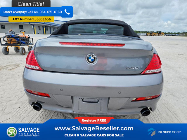 Used 2010 BMW 650i Convertible w/ Sport Pkg RWD image 8