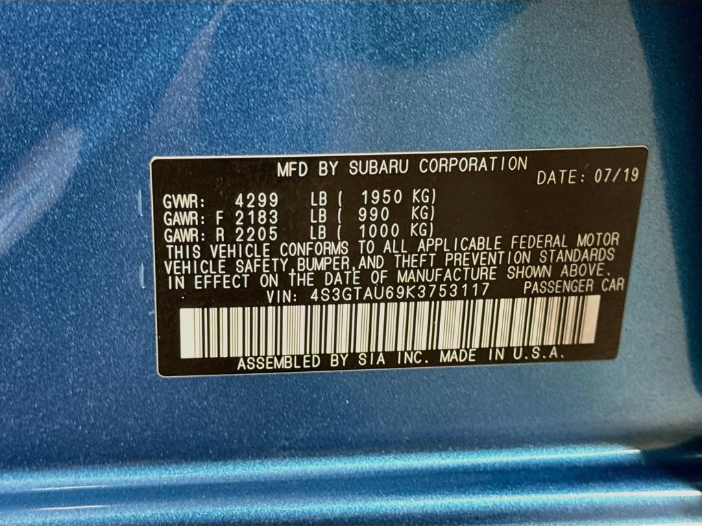 Used 2019 Subaru Impreza 2.0i Limited w/ Popular Package #2 AWD/4WD image 40