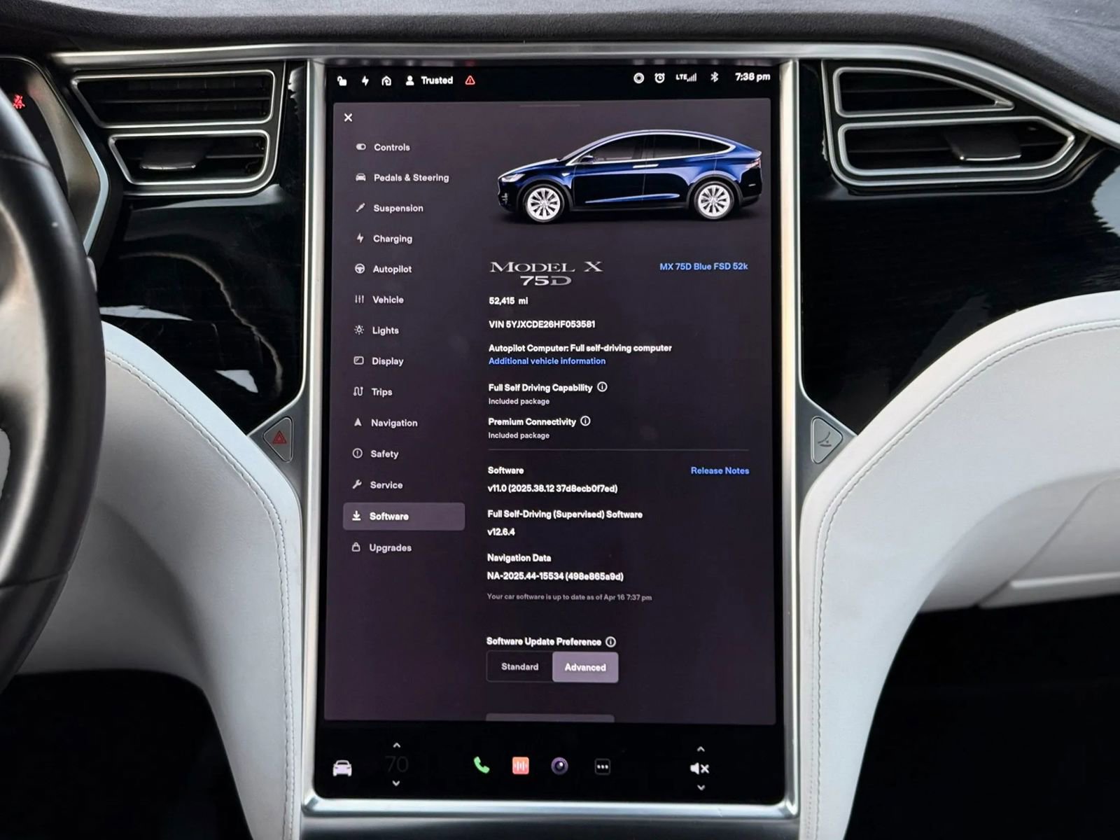 Used 2017 Tesla Model X 75D image 14