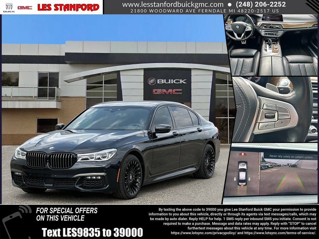 Used 2019 BMW 750i xDrive w/ M Sport Package AWD/4WD image 1