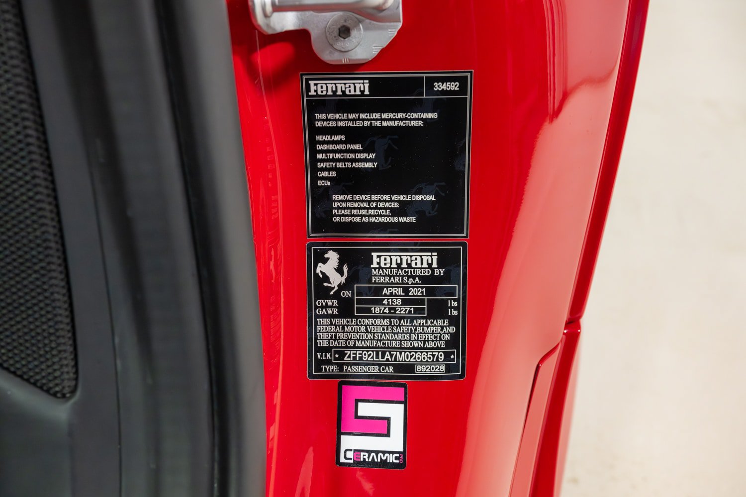 Certified 2021 Ferrari F8 Tributo RWD image 26