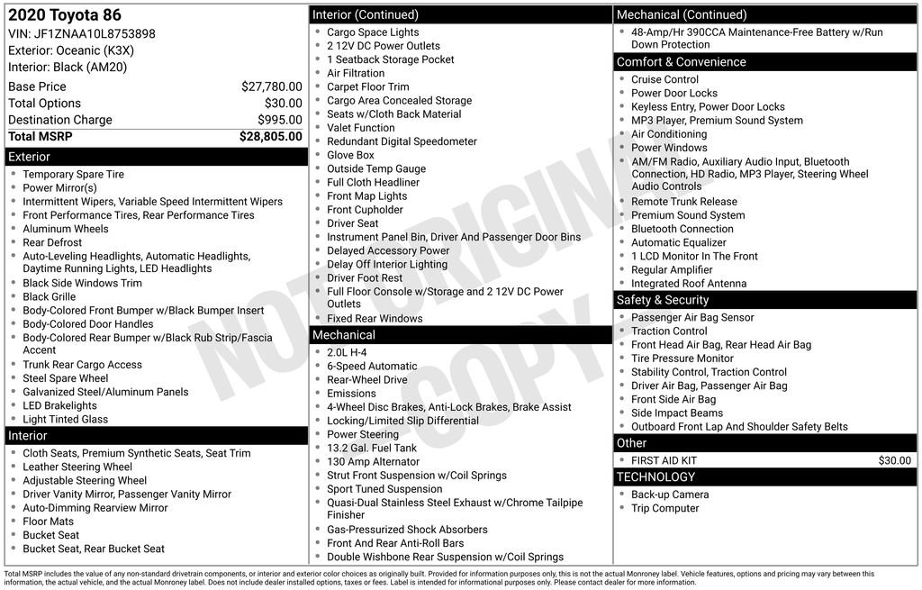 Used 2020 Toyota 86 image 11