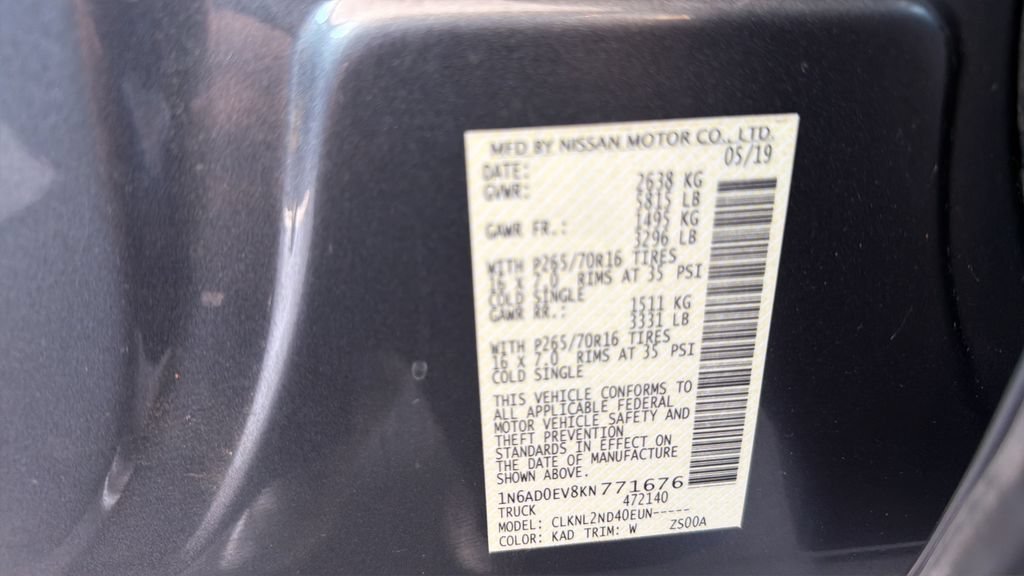 Used 2019 Nissan Frontier SV AWD/4WD image 21