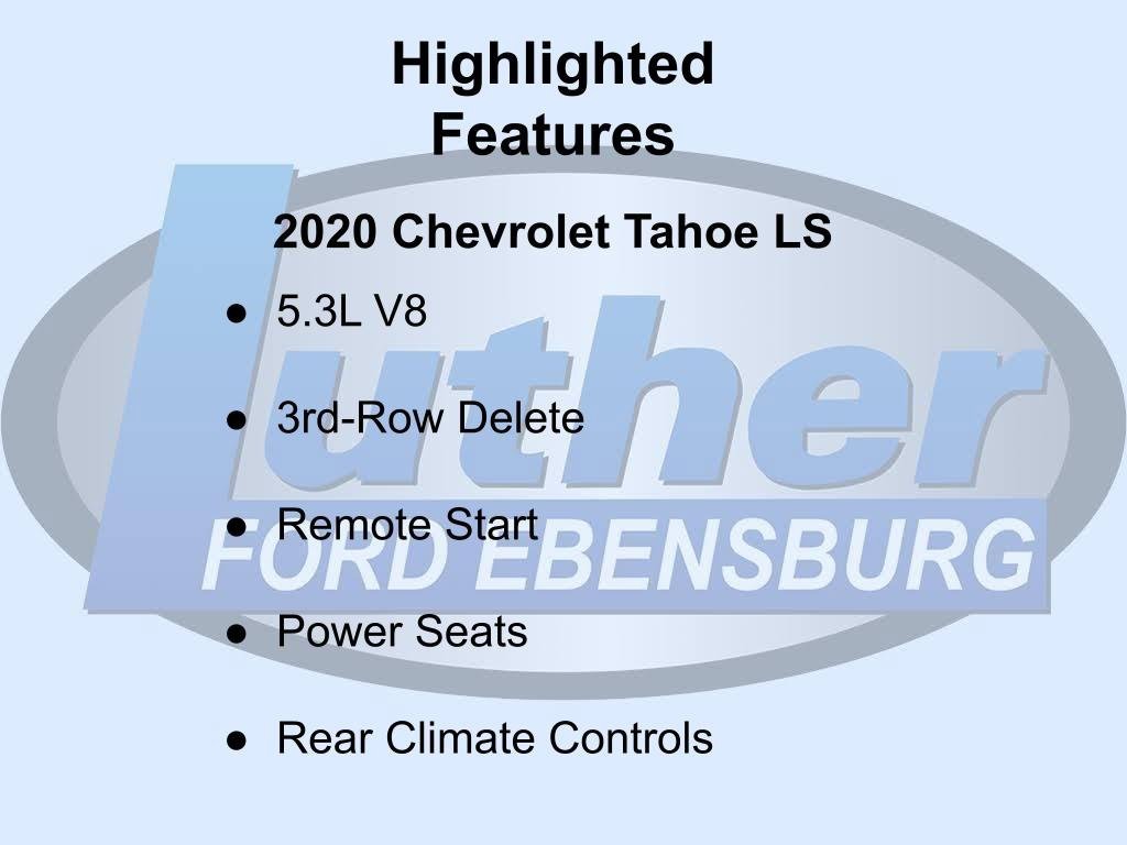 Used 2020 Chevrolet Tahoe LS w/ Enhanced Driver Alert Package image 3