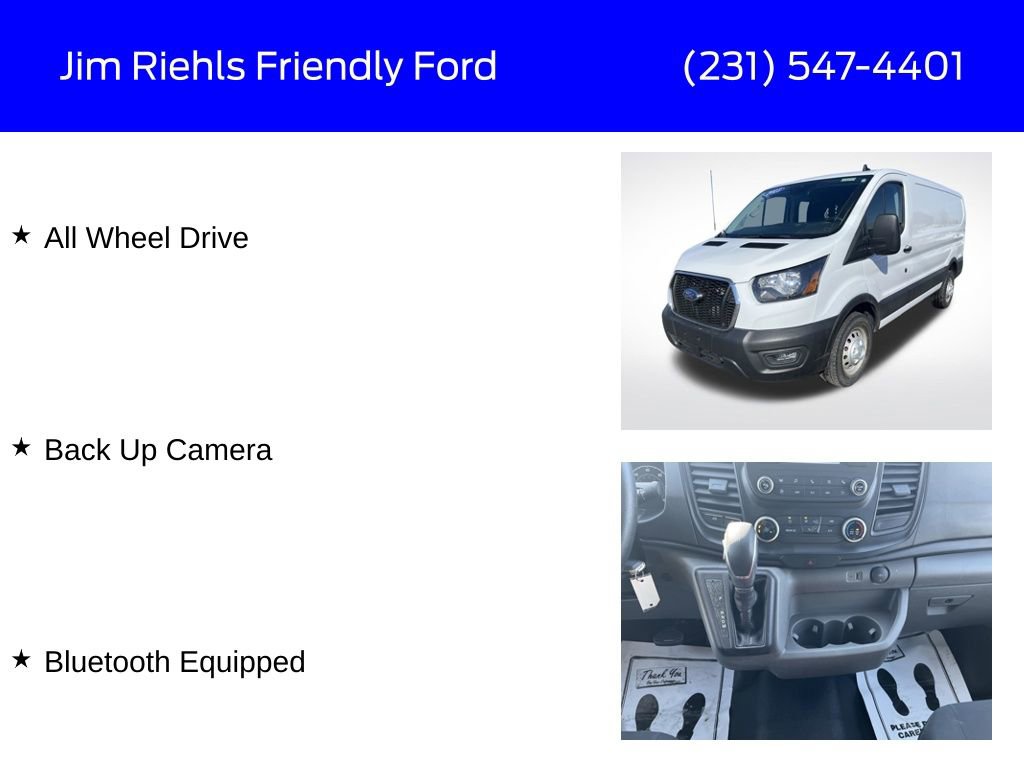 Used 2023 Ford Transit 250 Low Roof AWD w/ Exterior Upgrade Package image 6