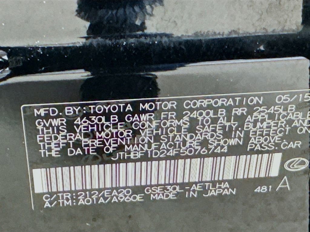 Used 2015 Lexus IS 250 image 40