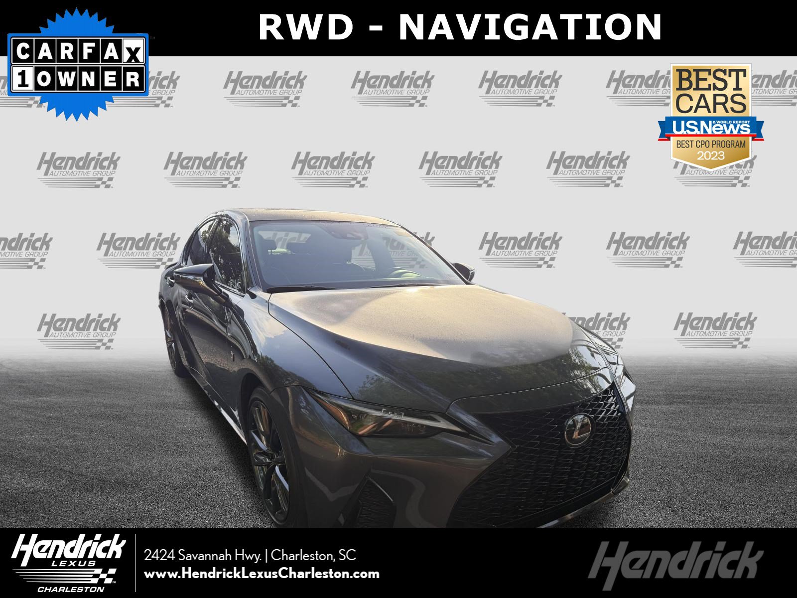 Certified 2023 Lexus IS 350 F Sport w/ Navigation Package