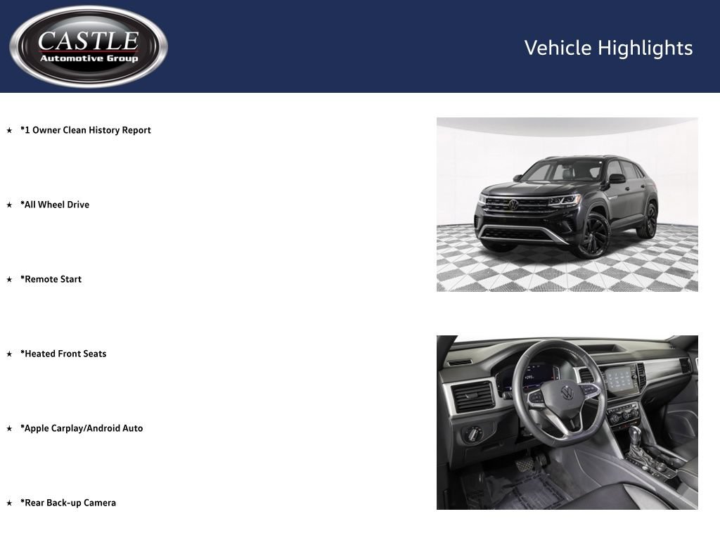 Used 2023 Volkswagen Atlas Cross Sport SE w/ Black Wheel Package AWD/4WD image 4