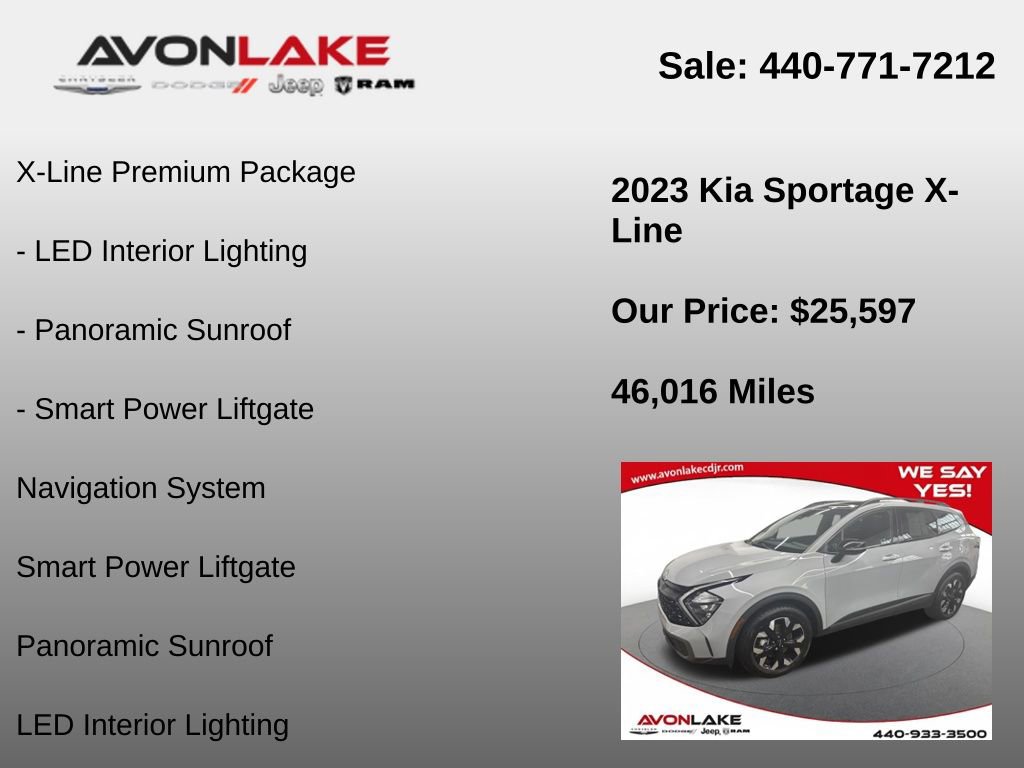 Used 2023 Kia Sportage X-Line w/ X-Line Premium Package image 6