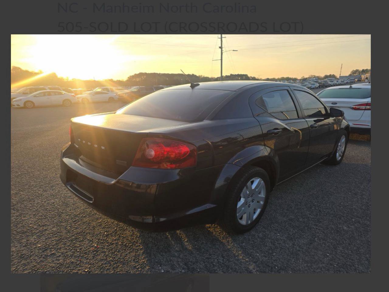 Used 2012 Dodge Avenger SE FWD image 2
