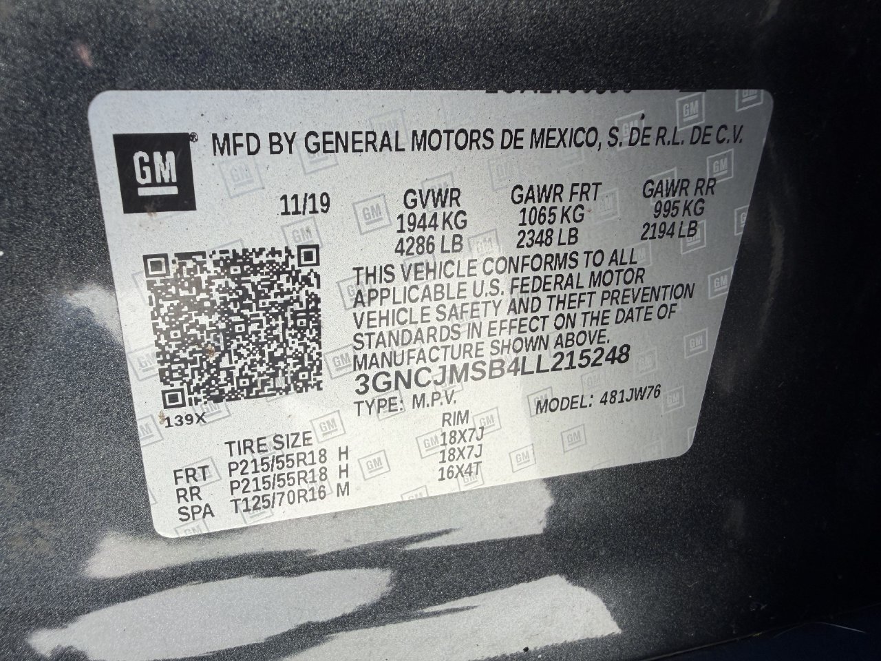 Used 2020 Chevrolet Trax Premier w/ LPO, Protection Package FWD image 31