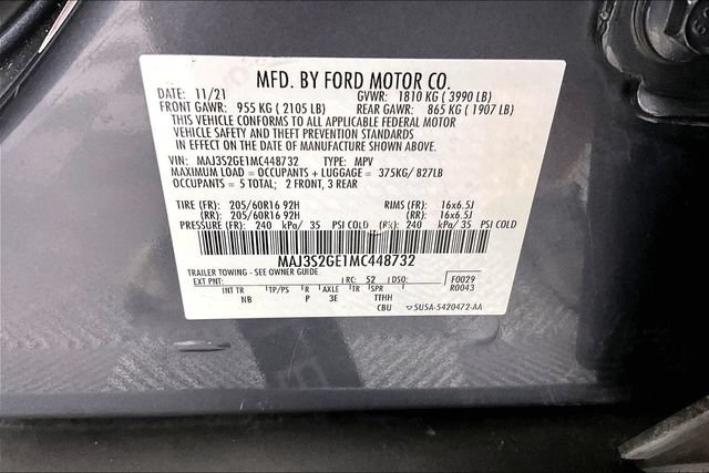 Used 2021 Ford EcoSport SE FWD image 18