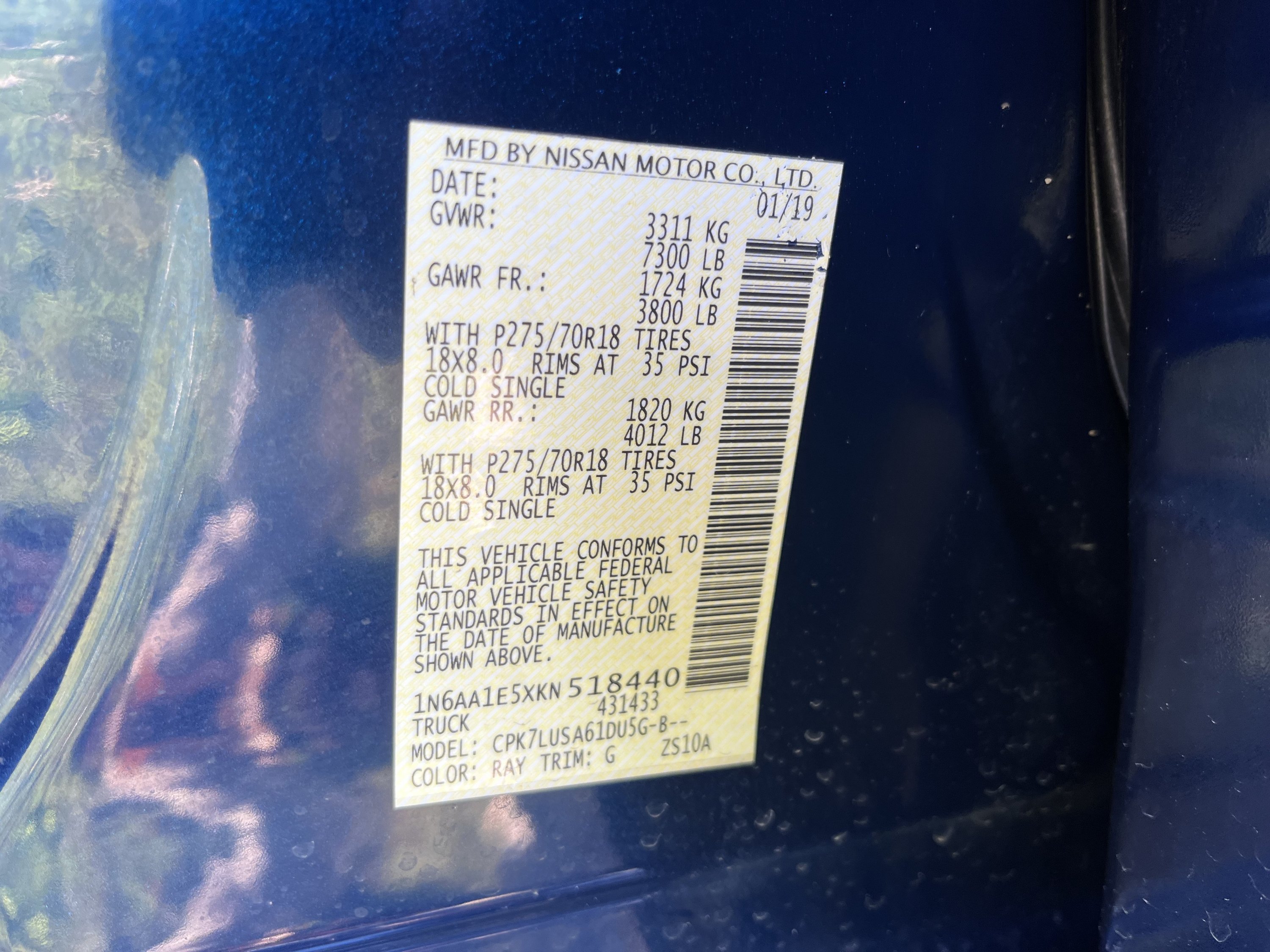 Used 2019 Nissan Titan PRO-4X w/ Pro-4x Convenience Package AWD/4WD image 17