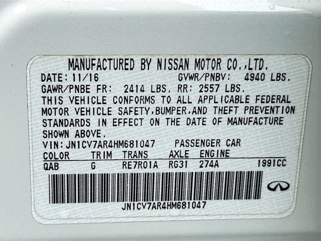 Used 2017 INFINITI Q50 Premium w/ 2.0T Premium Plus Package image 36