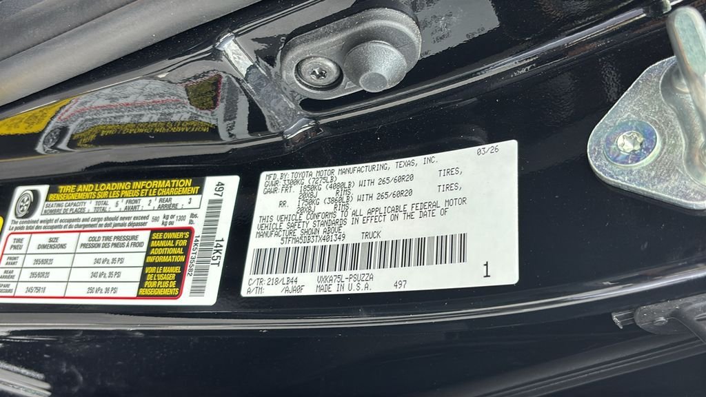 New 2026 Toyota Tundra 1794 Edition AWD/4WD image 39