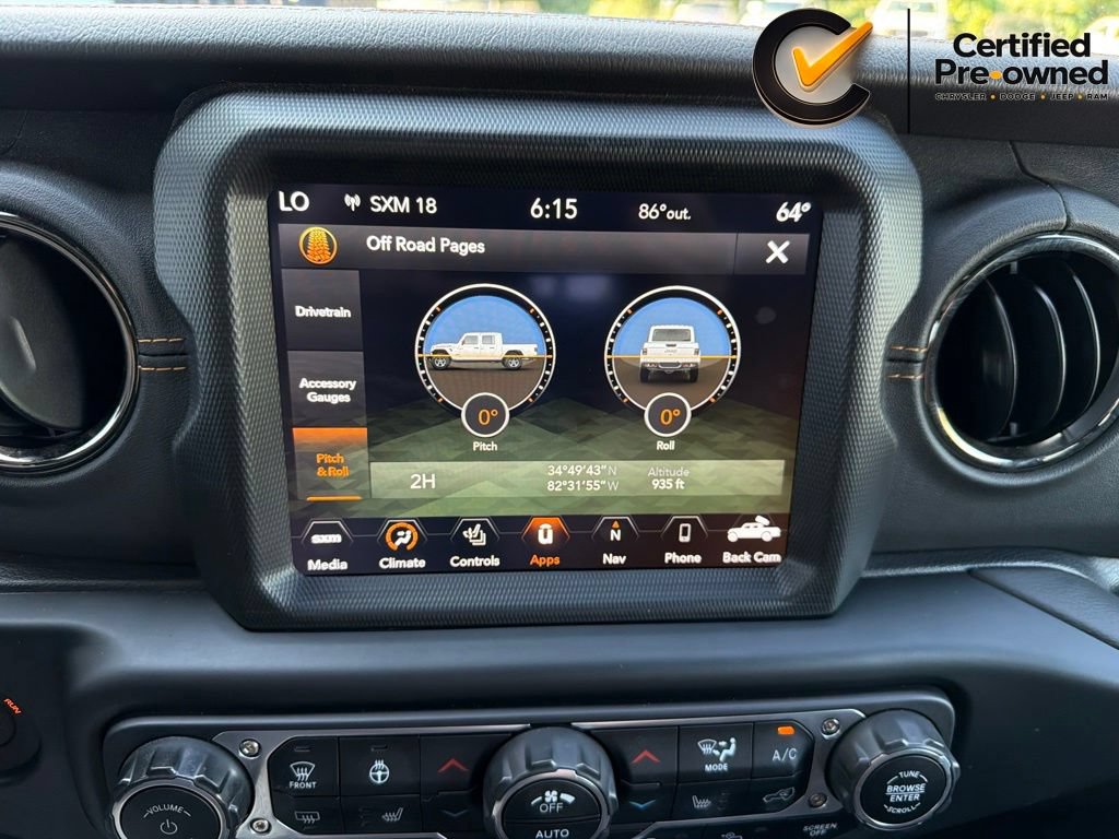 Certified 2022 Jeep Gladiator Overland AWD/4WD image 87