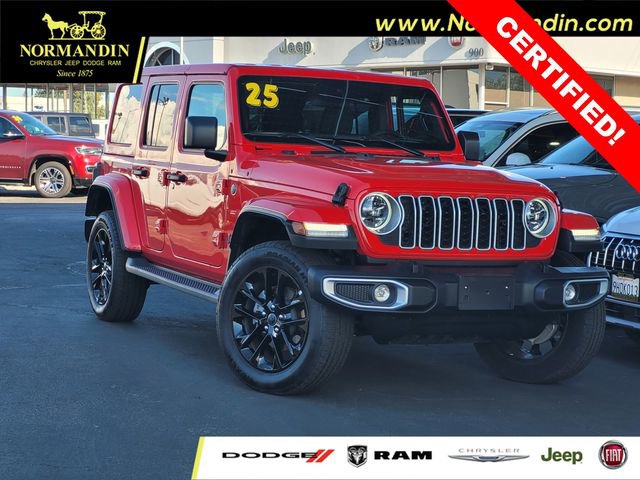 Certified 2025 Jeep Wrangler Unlimited Sahara image 1