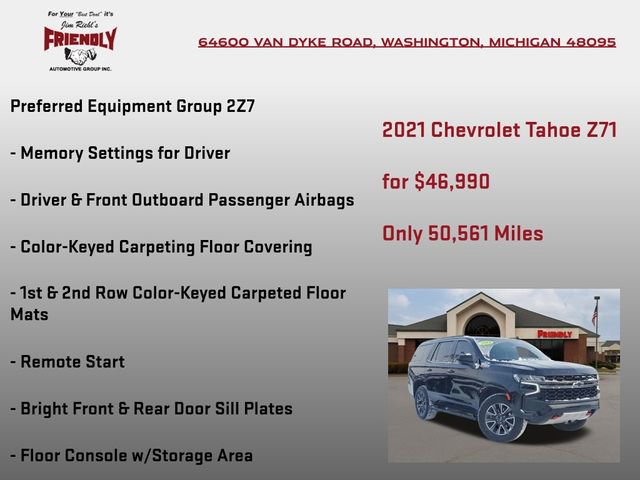 Used 2021 Chevrolet Tahoe Z71 image 5