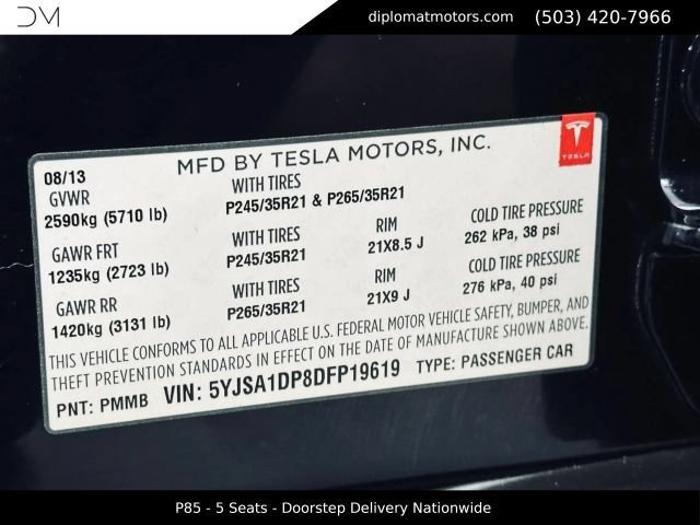 Used 2013 Tesla Model S Performance RWD image 46