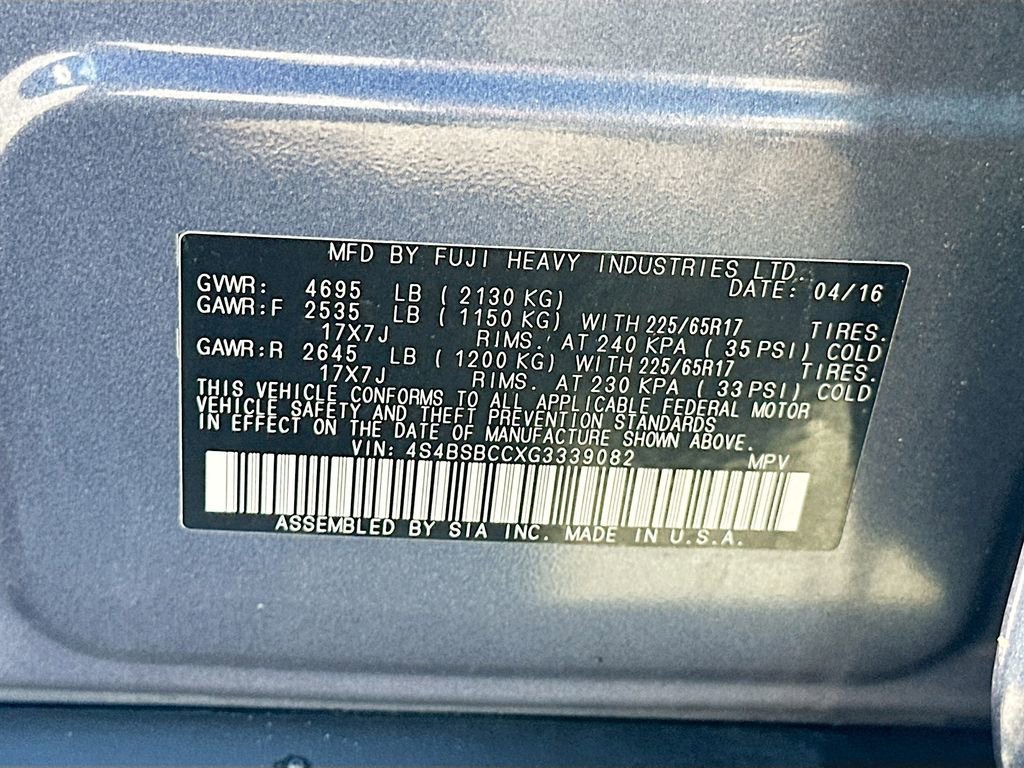 Used 2016 Subaru Outback 2.5i Premium AWD/4WD image 30