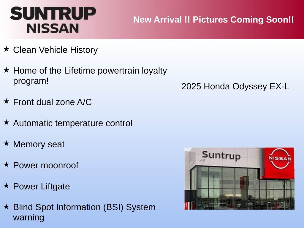 Used 2025 Honda Odyssey EX-L image 2