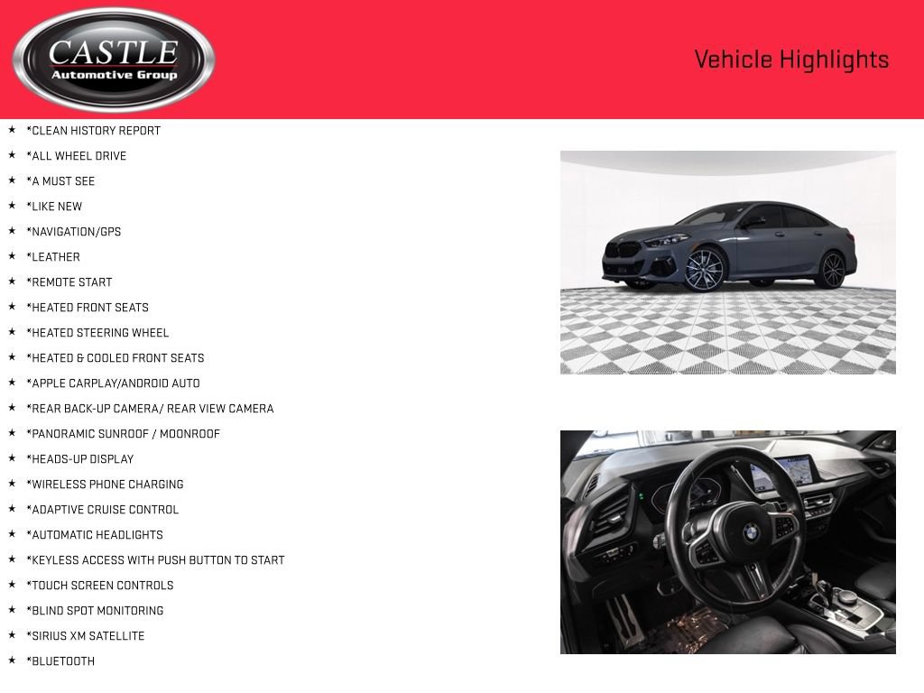 Used 2022 BMW M235i xDrive Gran Coupe w/ Shadowloine Package AWD/4WD image 3