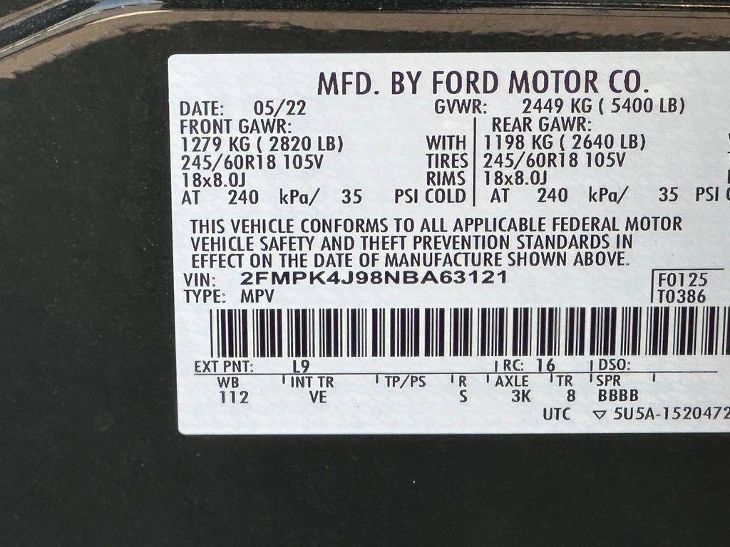 Used 2022 Ford Edge SEL image 44