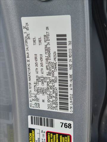 Certified 2024 Toyota Tacoma TRD Sport RWD image 24