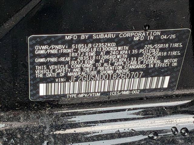 New 2026 Subaru Crosstrek 2.5i Limited AWD/4WD image 19