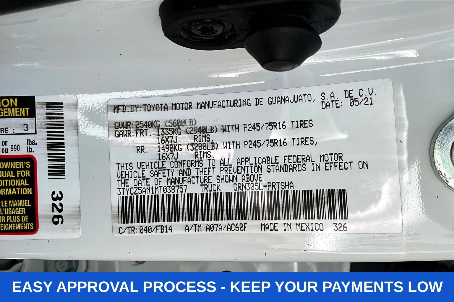 Used 2021 Toyota Tacoma SR AWD/4WD image 23