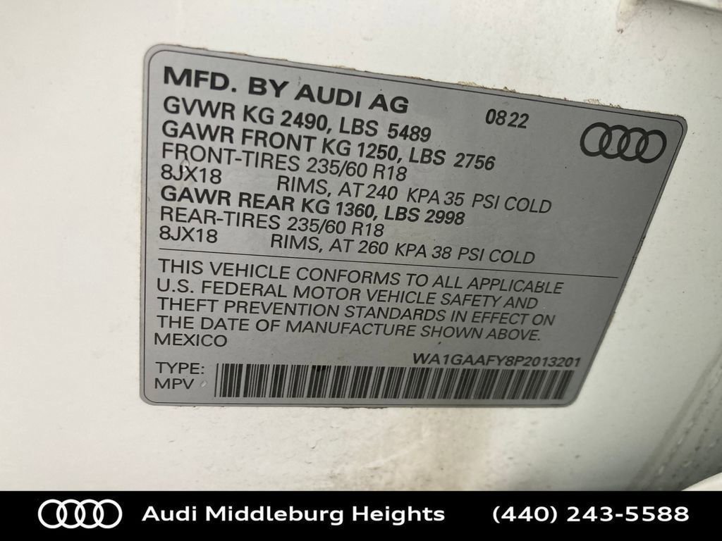 Certified 2023 Audi Q5 2.0T Premium w/ Convenience Package image 14