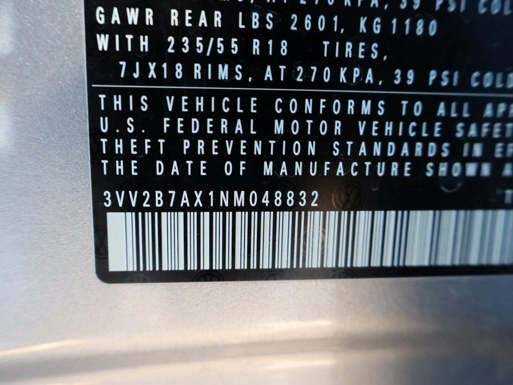 Used 2022 Volkswagen Tiguan SE w/ Panoramic Sunroof Package image 42