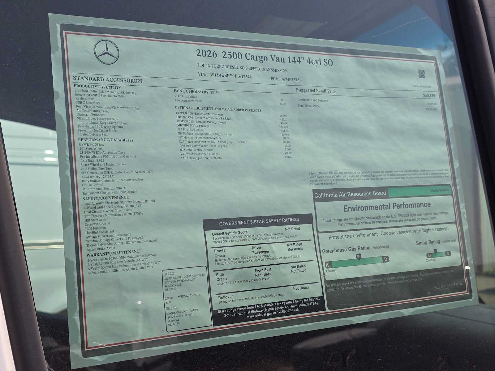 Used 2026 Mercedes-Benz Sprinter 2500 image 14