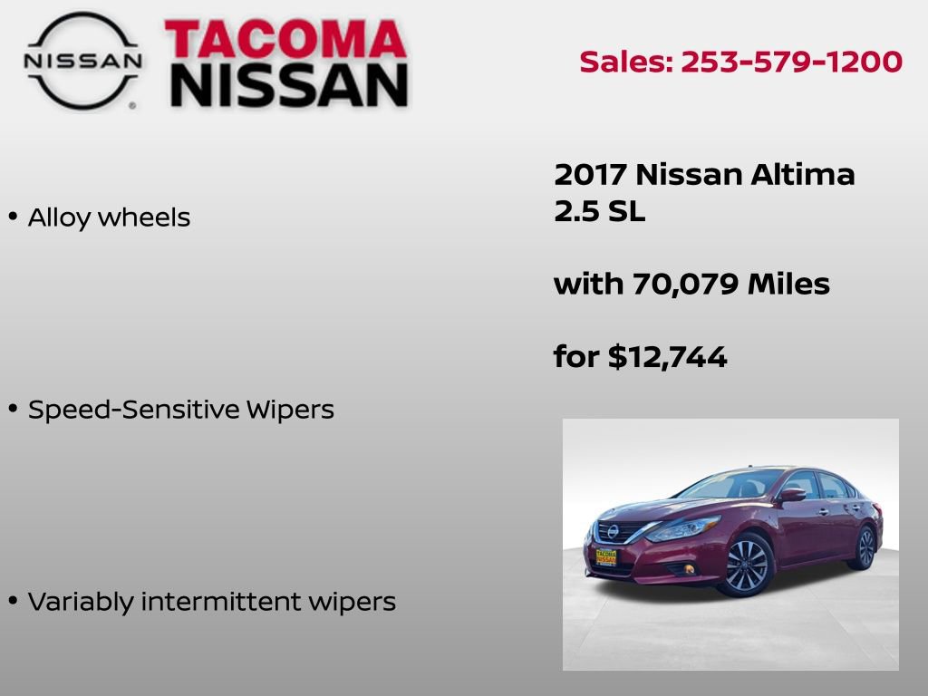 Used 2017 Nissan Altima 2.5 SL w/ Moonroof Package image 18