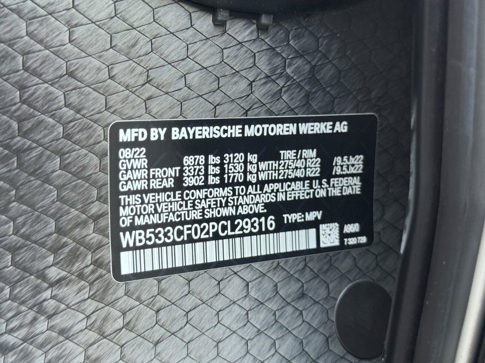 Used 2023 BMW iX M60 w/ Executive Package AWD/4WD image 47