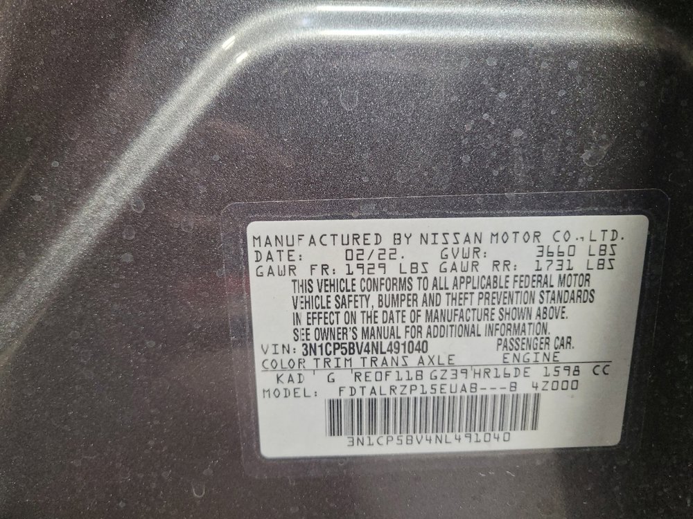 Used 2022 Nissan Kicks S FWD image 33