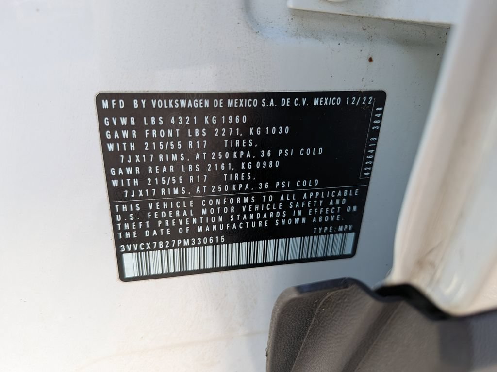 Certified 2023 Volkswagen Taos S FWD image 32