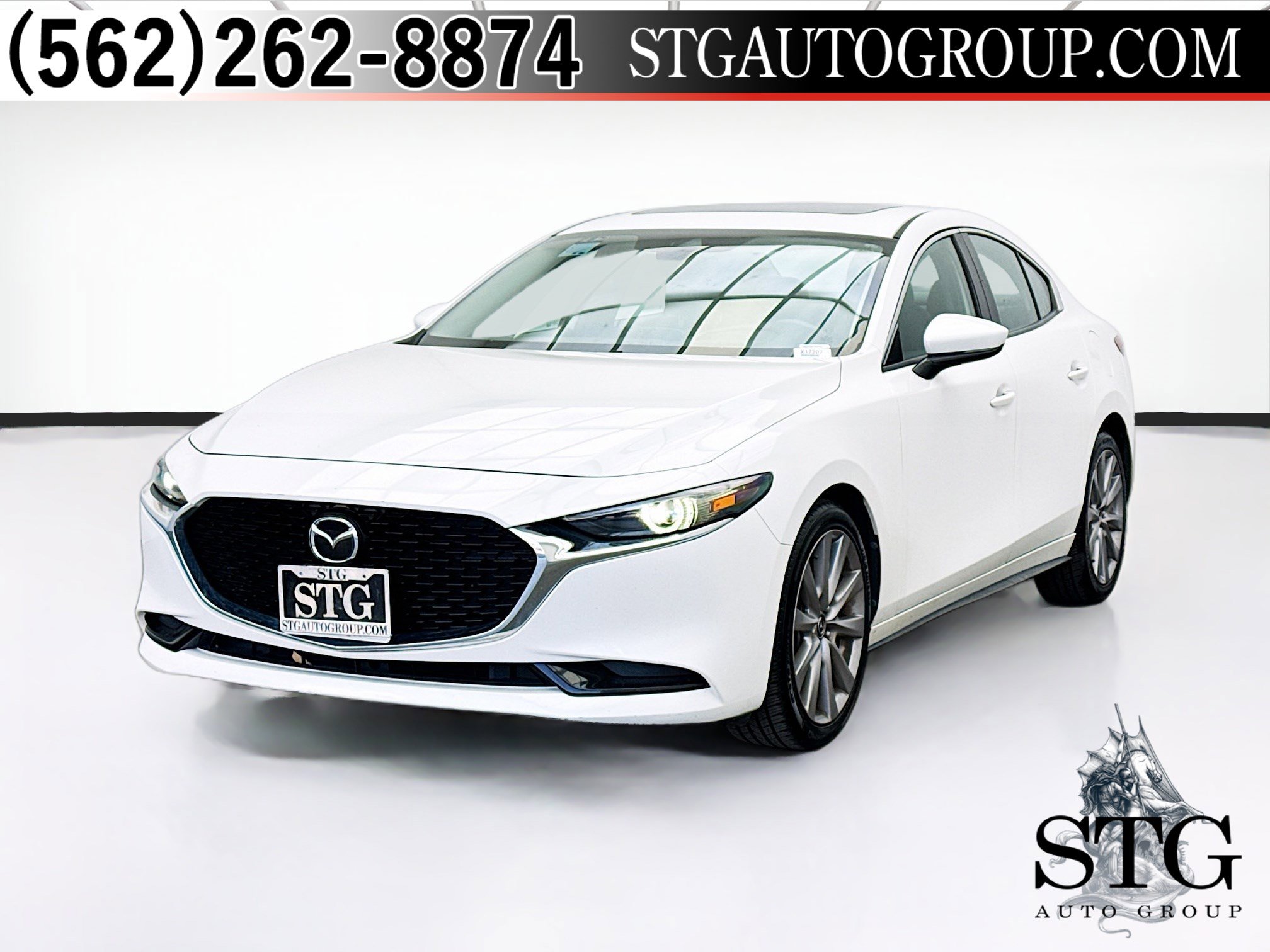 Used 2019 MAZDA MAZDA3 Sedan w/ Premium Package FWD image 1