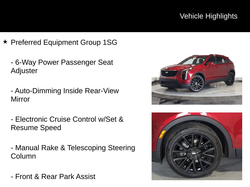 Used 2023 Cadillac XT4 Sport w/ LPO, Onyx Lite Package image 7