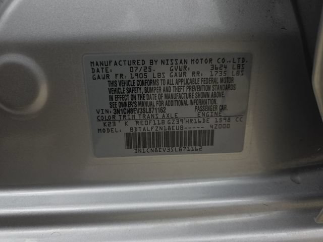Used 2025 Nissan Versa SV w/ Trunk Package FWD image 33