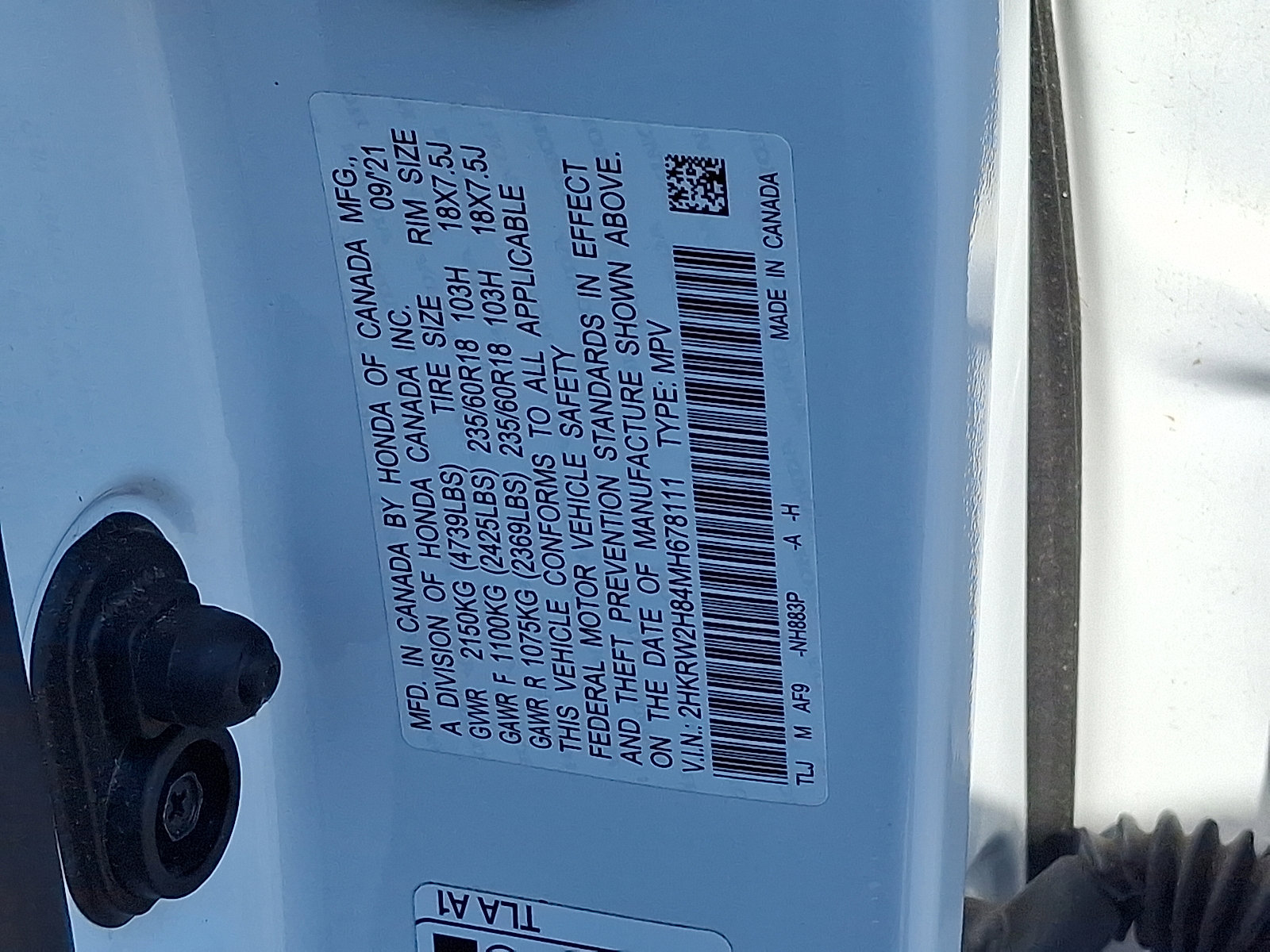 Certified 2021 Honda CR-V EX-L image 4