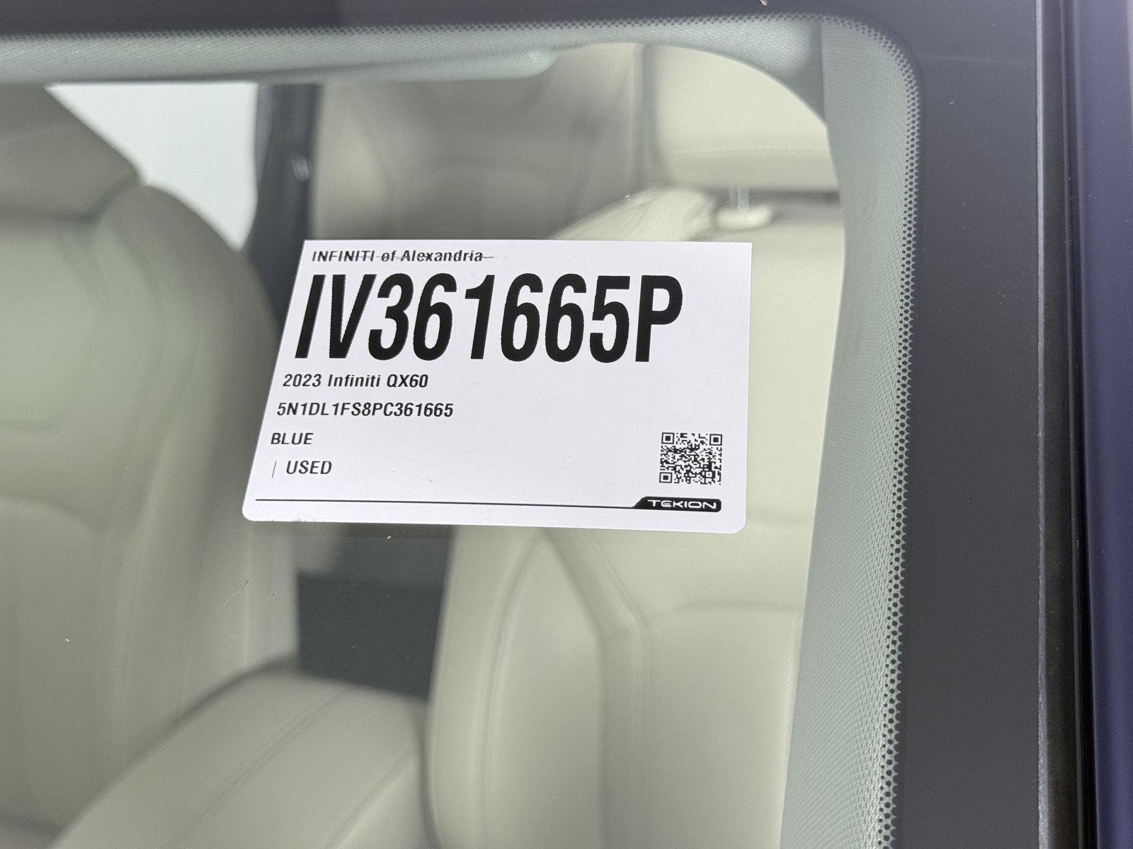 Certified 2023 INFINITI QX60 Luxe w/ Cargo Package AWD/4WD image 30