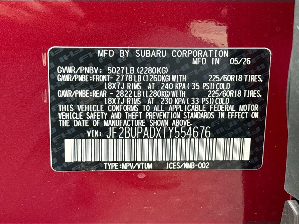 New 2026 Subaru Outback Premium AWD/4WD image 29